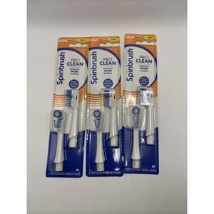 Spinbrush Pro Clean Replacement Brush Heads Soft Dual Action 3 Packs Of 2 Heads
